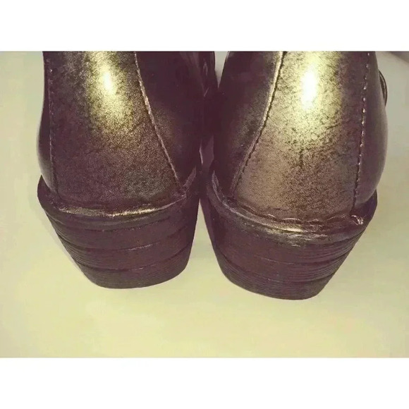 BOC Born Concept Peggy Womans US 8.5 Dark Gray  Leather Slip On Clogs Shoes - Picture 6 of 12